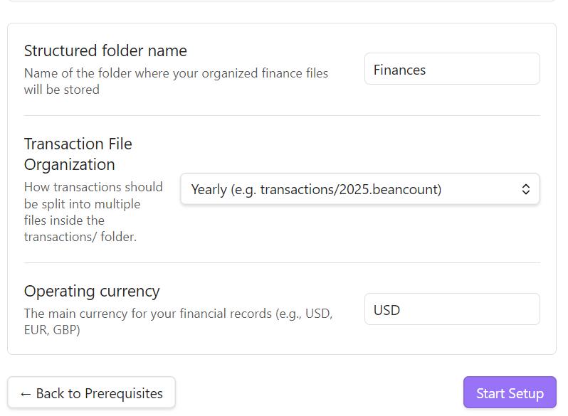 Select or Import Existing File