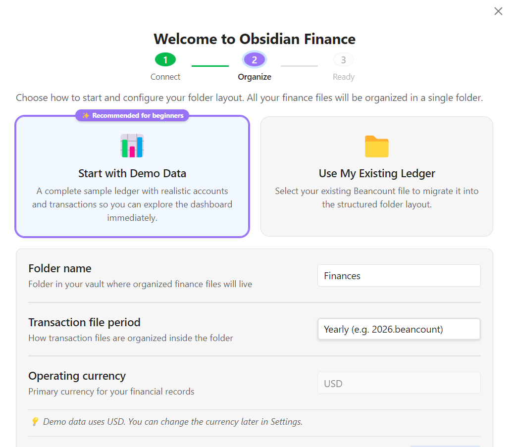 File Setup Section