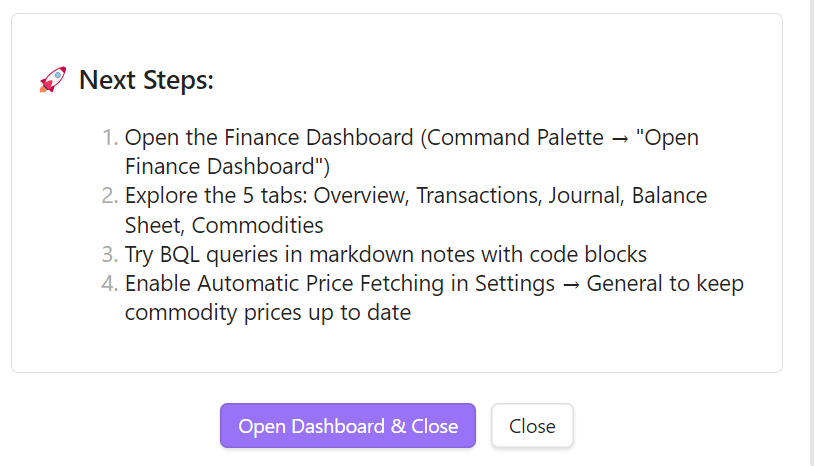 Onboarding Completed Successfully