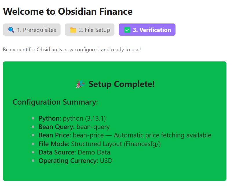 Verification Summary